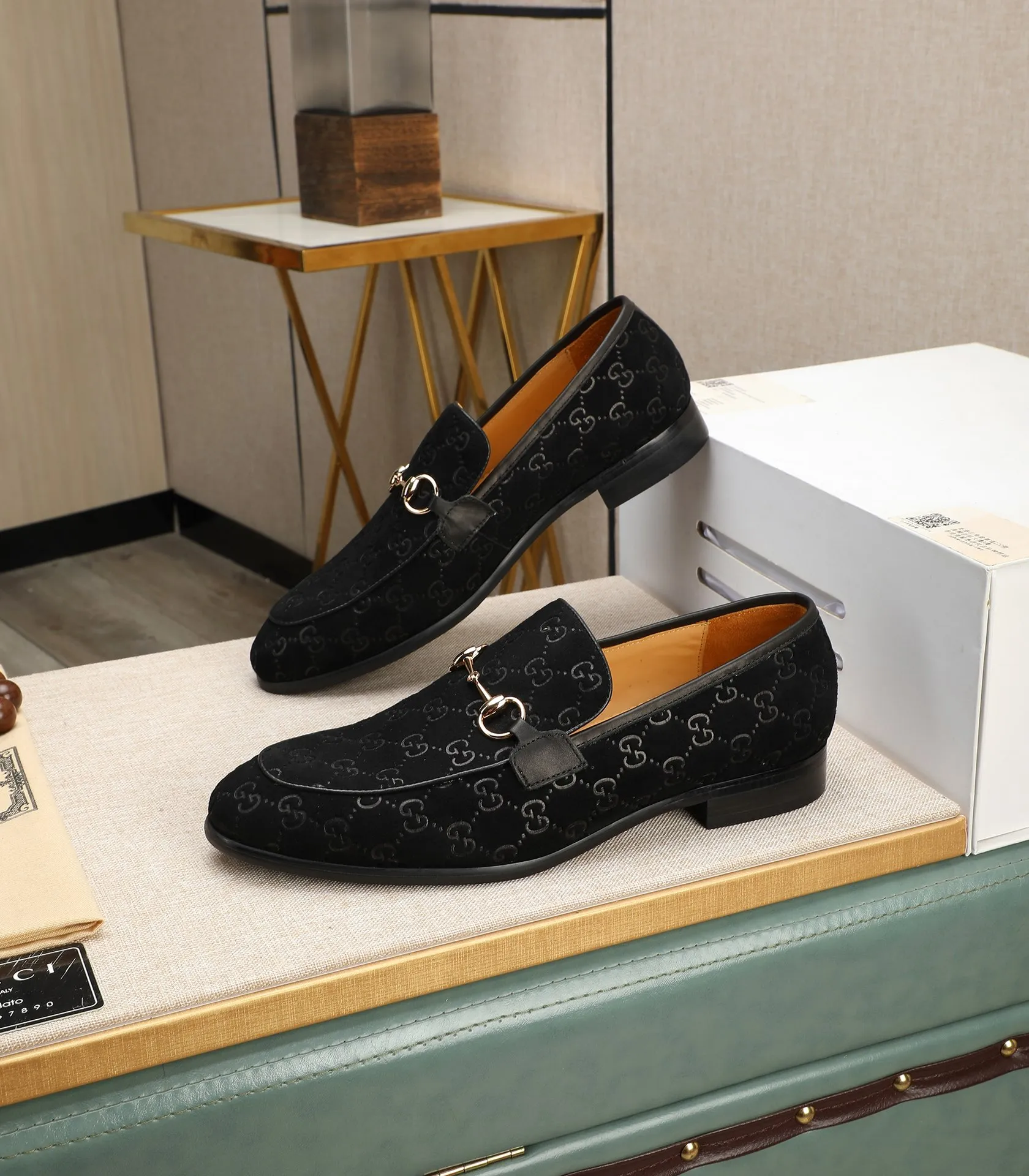 Men's shoes💰540📛📛Original (water-dyed cowhide) Gucci GUCCI official website formal shoes🌀 Italian🇮🇹imported cowhide➕top imported water-dyed cowhide lining💋Finely handmade original bottom, the real thing looks better when photographed in person Standard size 38-44